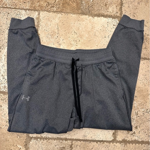 Under Armour Men’s Grey Loose Cold Gear Jogger Pants Large - Picture 3 of 8